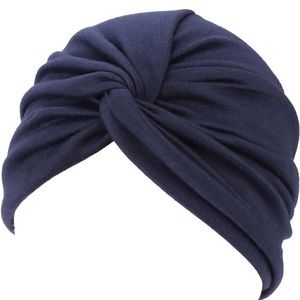 Chemo Sleep Turban Headwear Scarf Beanie Cap Hat Set of 2